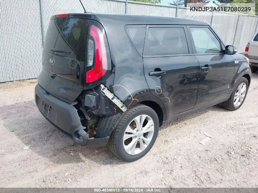 KNDJP3A51E7080239 2014 Kia Soul +