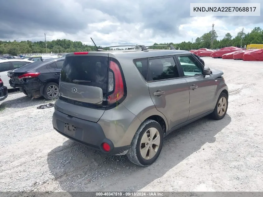 KNDJN2A22E7068817 2014 Kia Soul