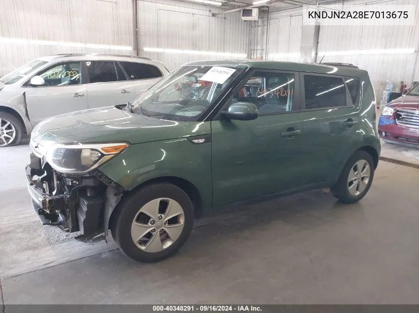 2014 Kia Soul VIN: KNDJN2A28E7013675 Lot: 40348291