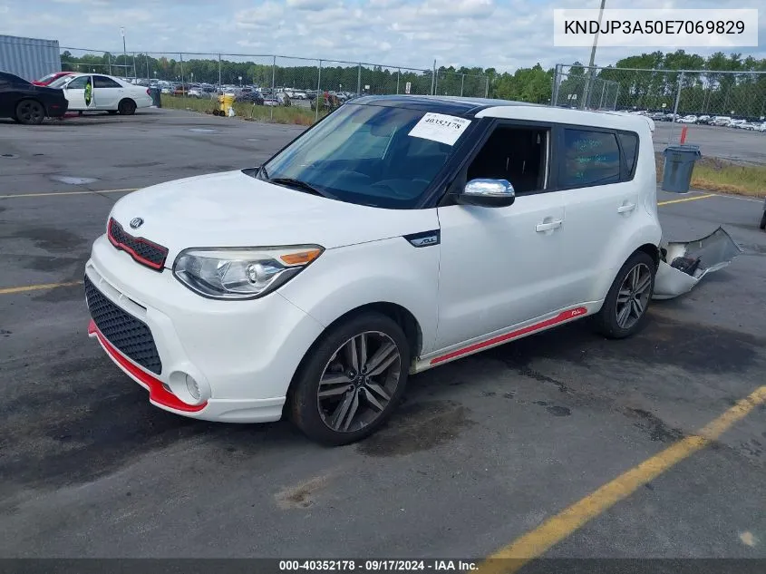 2014 Kia Soul + VIN: KNDJP3A50E7069829 Lot: 40352178