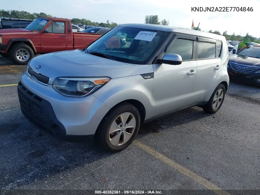 KNDJN2A22E7704846 2014 Kia Soul