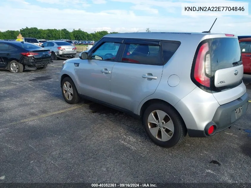 KNDJN2A22E7704846 2014 Kia Soul