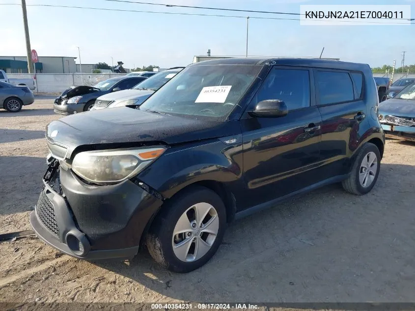 2014 Kia Soul VIN: KNDJN2A21E7004011 Lot: 40354231