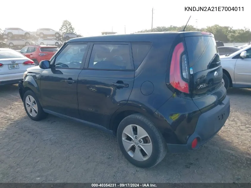 2014 Kia Soul VIN: KNDJN2A21E7004011 Lot: 40354231