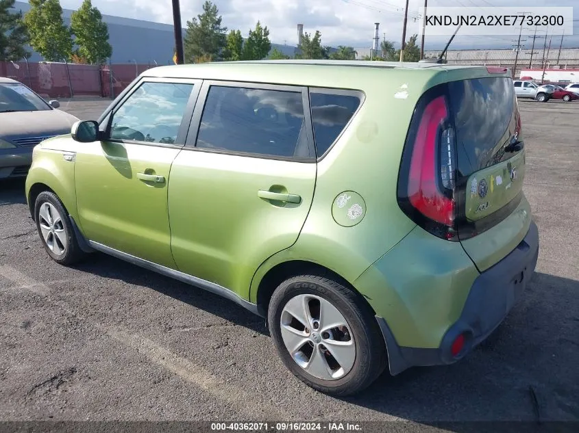 2014 Kia Soul VIN: KNDJN2A2XE7732300 Lot: 40362071