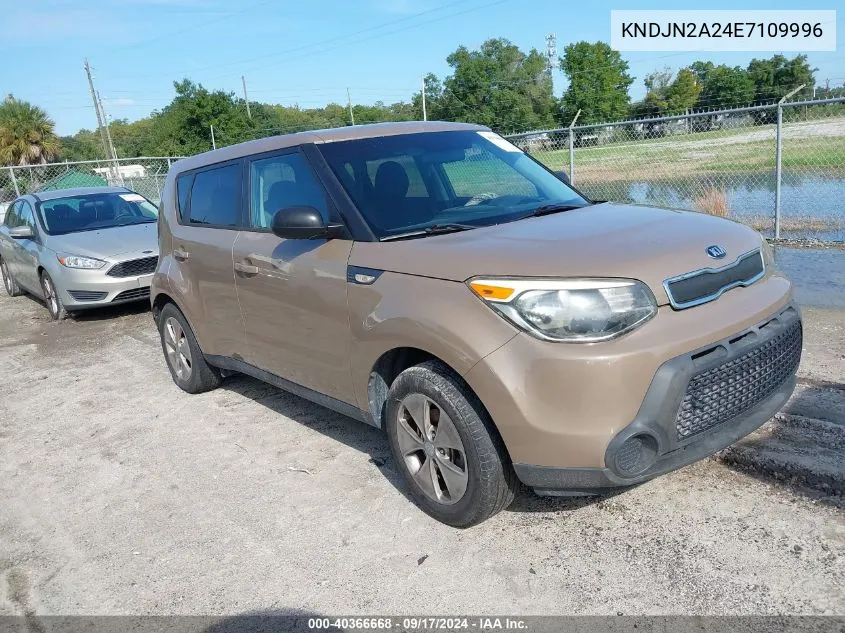 2014 Kia Soul VIN: KNDJN2A24E7109996 Lot: 40366668