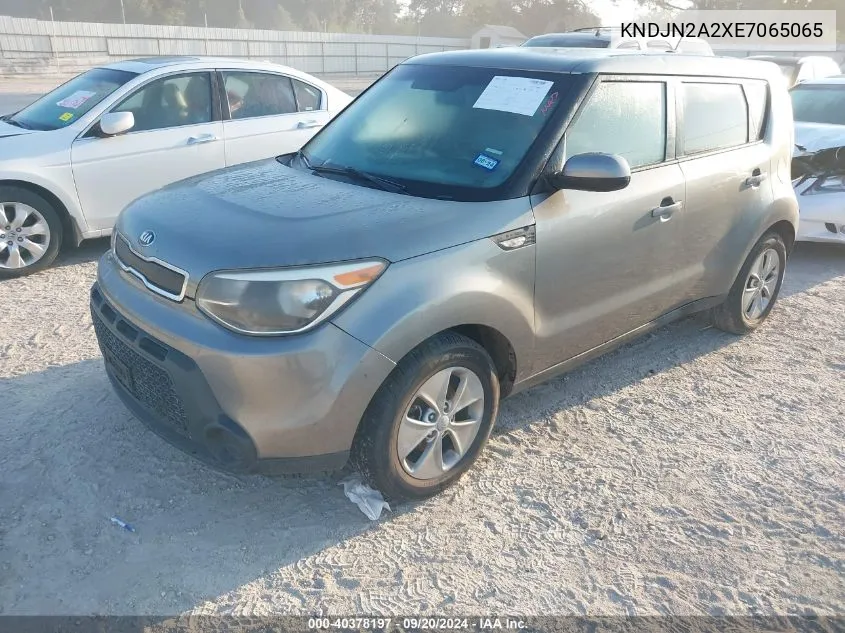 2014 Kia Soul VIN: KNDJN2A2XE7065065 Lot: 40378197