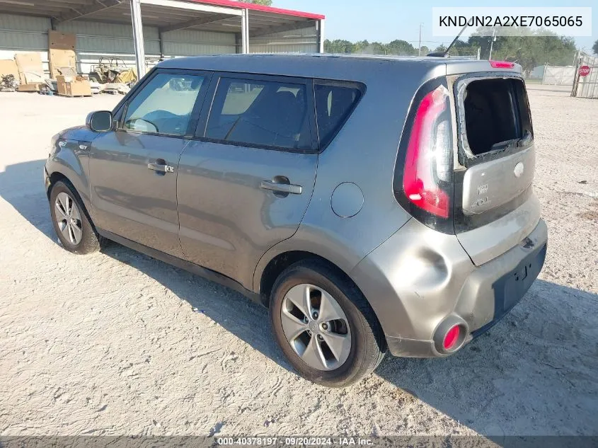 KNDJN2A2XE7065065 2014 Kia Soul