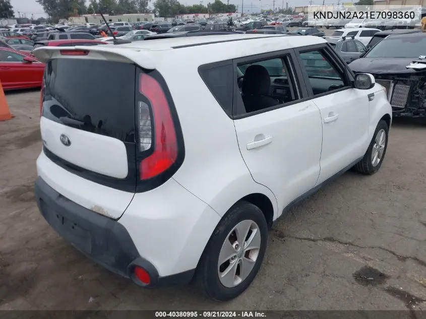 KNDJN2A21E7098360 2014 Kia Soul