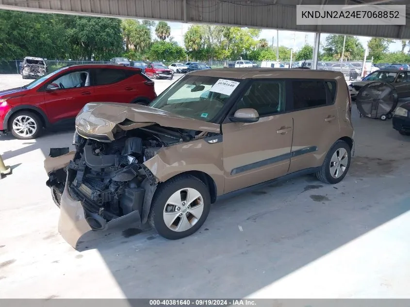 KNDJN2A24E7068852 2014 Kia Soul