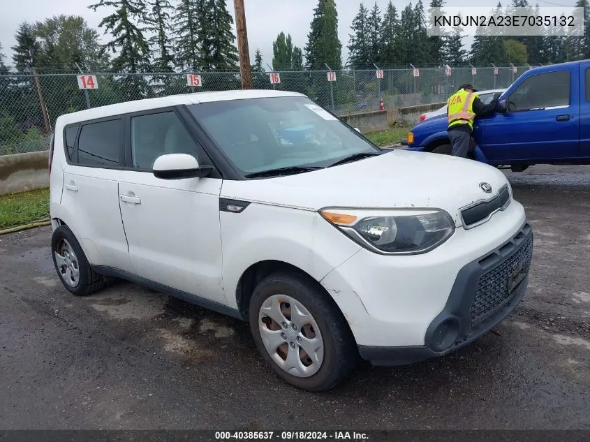 2014 Kia Soul VIN: KNDJN2A23E7035132 Lot: 40385637