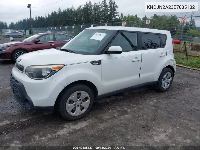 2014 Kia Soul VIN: KNDJN2A23E7035132 Lot: 40385637