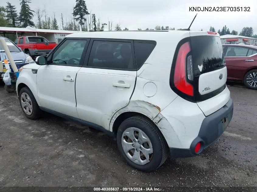 2014 Kia Soul VIN: KNDJN2A23E7035132 Lot: 40385637