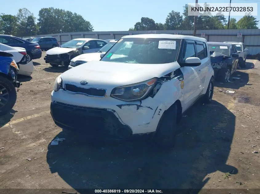 2014 Kia Soul VIN: KNDJN2A22E7032853 Lot: 40386819