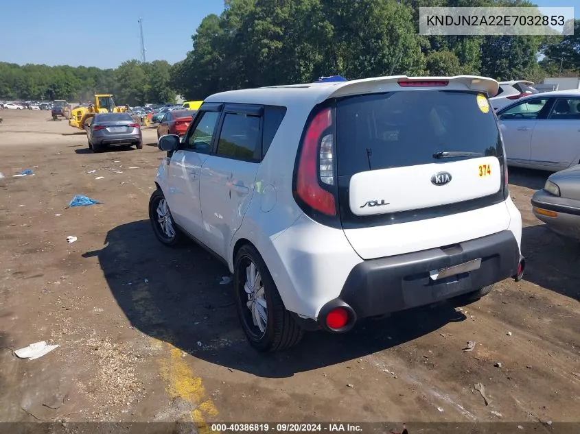 2014 Kia Soul VIN: KNDJN2A22E7032853 Lot: 40386819