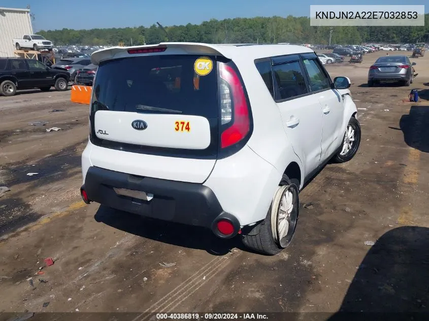 2014 Kia Soul VIN: KNDJN2A22E7032853 Lot: 40386819