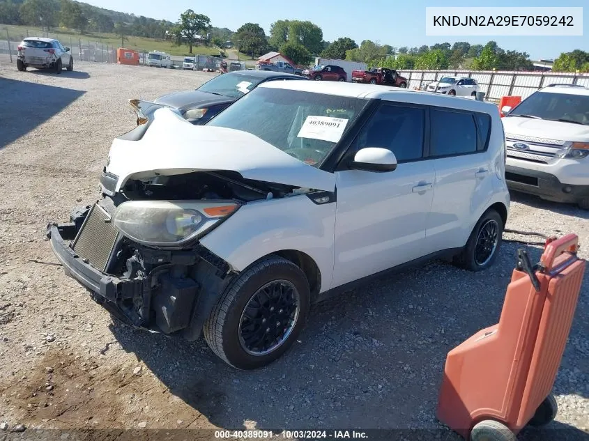 KNDJN2A29E7059242 2014 Kia Soul