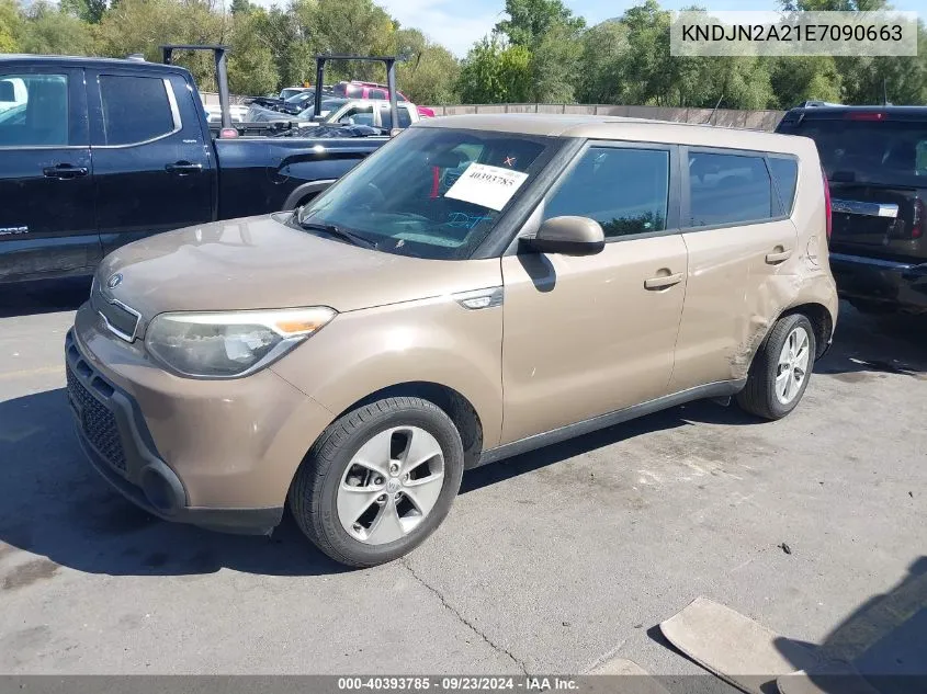 KNDJN2A21E7090663 2014 Kia Soul