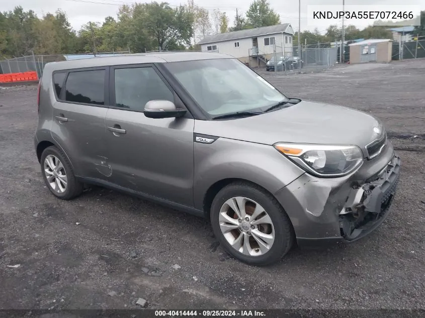 2014 Kia Soul + VIN: KNDJP3A55E7072466 Lot: 40414444