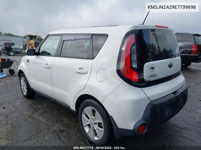 2014 Kia Soul VIN: KNDJN2A29E7739898 Lot: 40417716