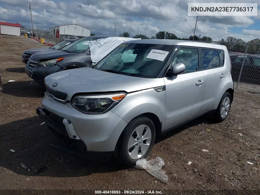 KNDJN2A23E7736317 2014 Kia Soul