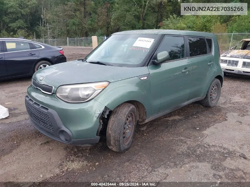 2014 Kia Soul VIN: KNDJN2A22E7035266 Lot: 40425444