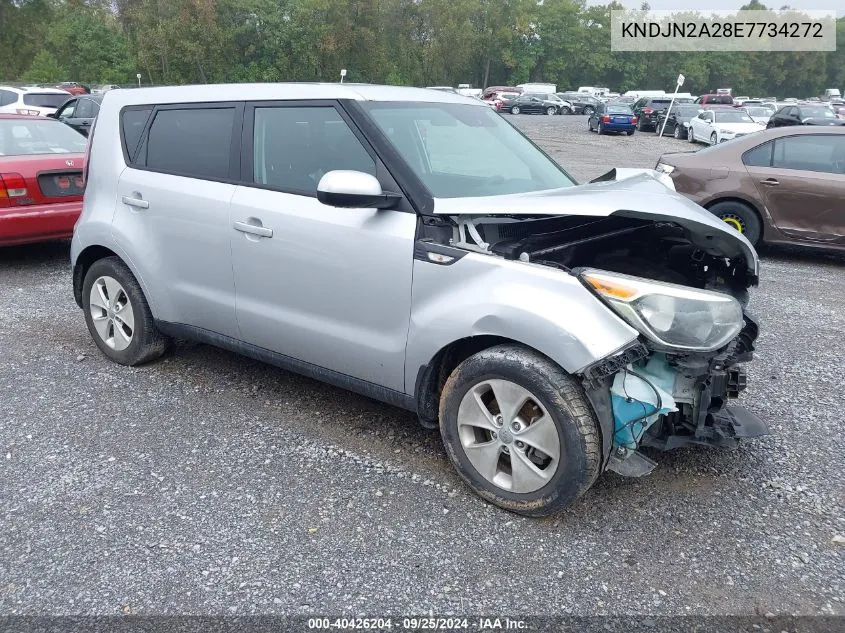 2014 Kia Soul VIN: KNDJN2A28E7734272 Lot: 40426204