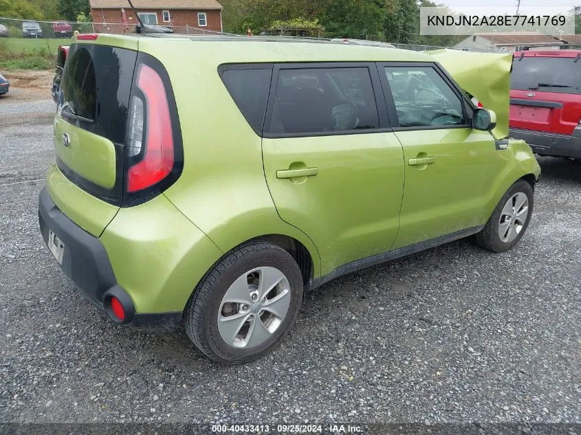 2014 Kia Soul VIN: KNDJN2A28E7741769 Lot: 40433413