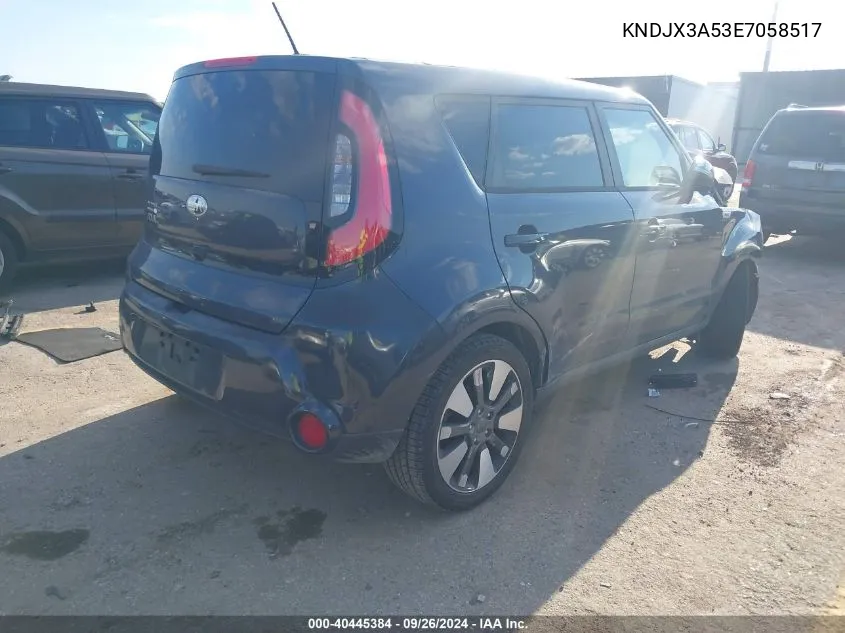 KNDJX3A53E7058517 2014 Kia Soul !