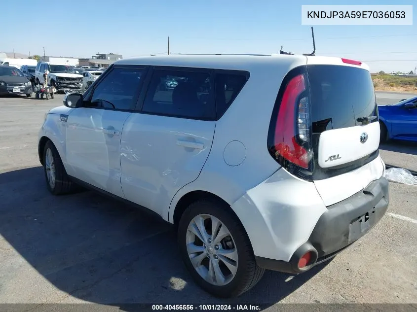 2014 Kia Soul + VIN: KNDJP3A59E7036053 Lot: 40456556