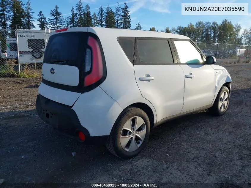 KNDJN2A20E7035590 2014 Kia Soul