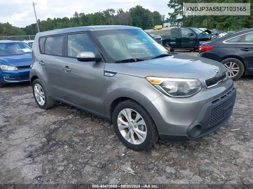 2014 Kia Soul + VIN: KNDJP3A55E7103165 Lot: 40470868