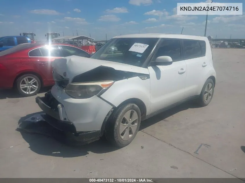 KNDJN2A24E7074716 2014 Kia Soul