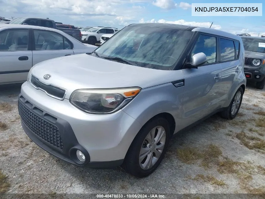 2014 Kia Soul + VIN: KNDJP3A5XE7704054 Lot: 40478033