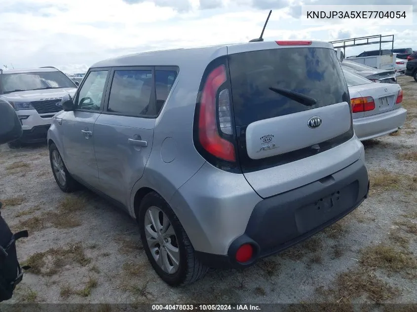 2014 Kia Soul + VIN: KNDJP3A5XE7704054 Lot: 40478033