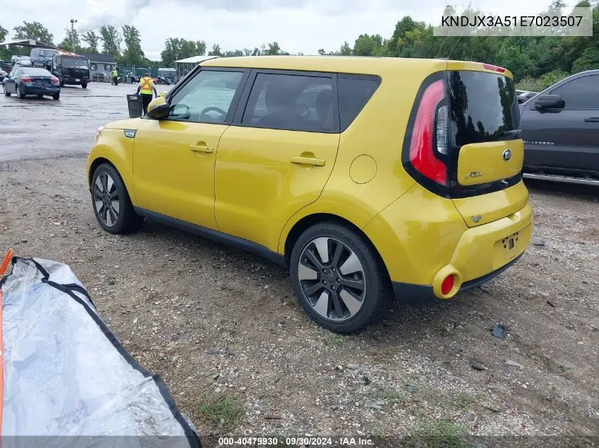 2014 Kia Soul ! VIN: KNDJX3A51E7023507 Lot: 40479930