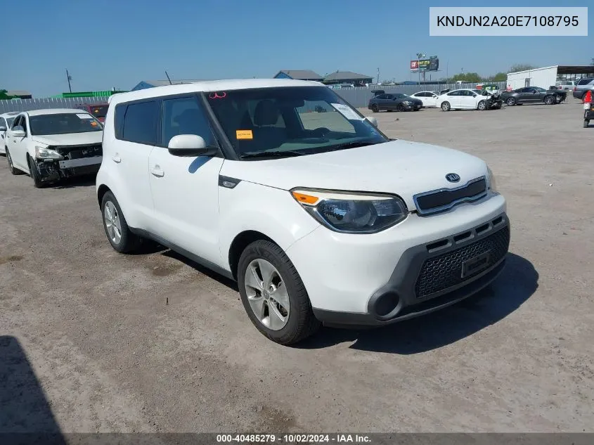 KNDJN2A20E7108795 2014 Kia Soul