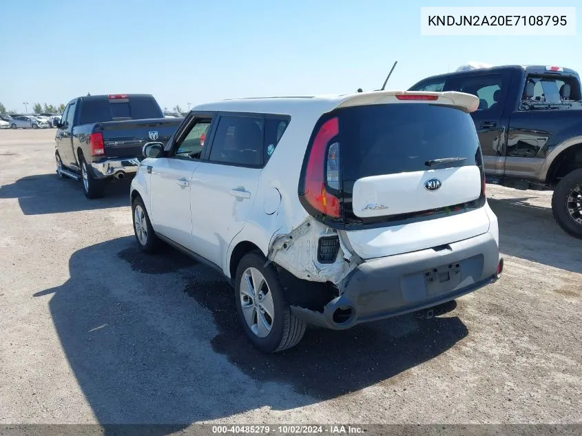 KNDJN2A20E7108795 2014 Kia Soul