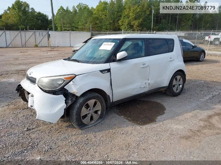 2014 Kia Soul VIN: KNDJN2A24E7089779 Lot: 40495285