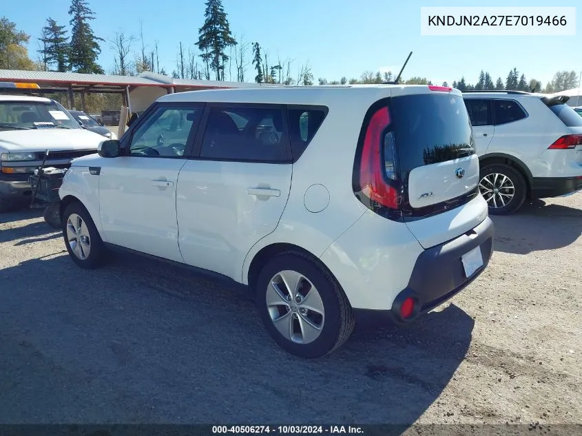 2014 Kia Soul VIN: KNDJN2A27E7019466 Lot: 40506274