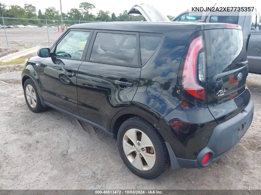 2014 Kia Soul VIN: KNDJN2A2XE7735357 Lot: 40513472