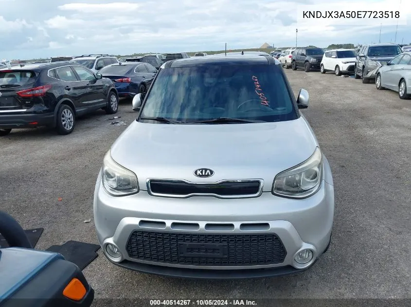 2014 Kia Soul ! VIN: KNDJX3A50E7723518 Lot: 40514267