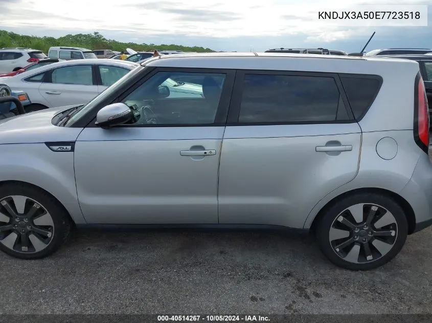 2014 Kia Soul ! VIN: KNDJX3A50E7723518 Lot: 40514267