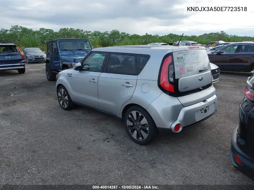 2014 Kia Soul ! VIN: KNDJX3A50E7723518 Lot: 40514267