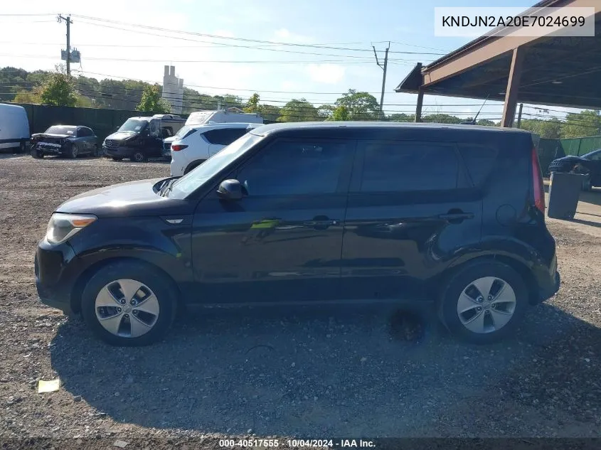 KNDJN2A20E7024699 2014 Kia Soul