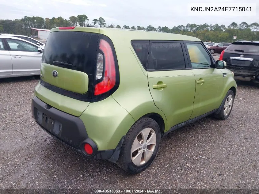 2014 Kia Soul VIN: KNDJN2A24E7715041 Lot: 40533053