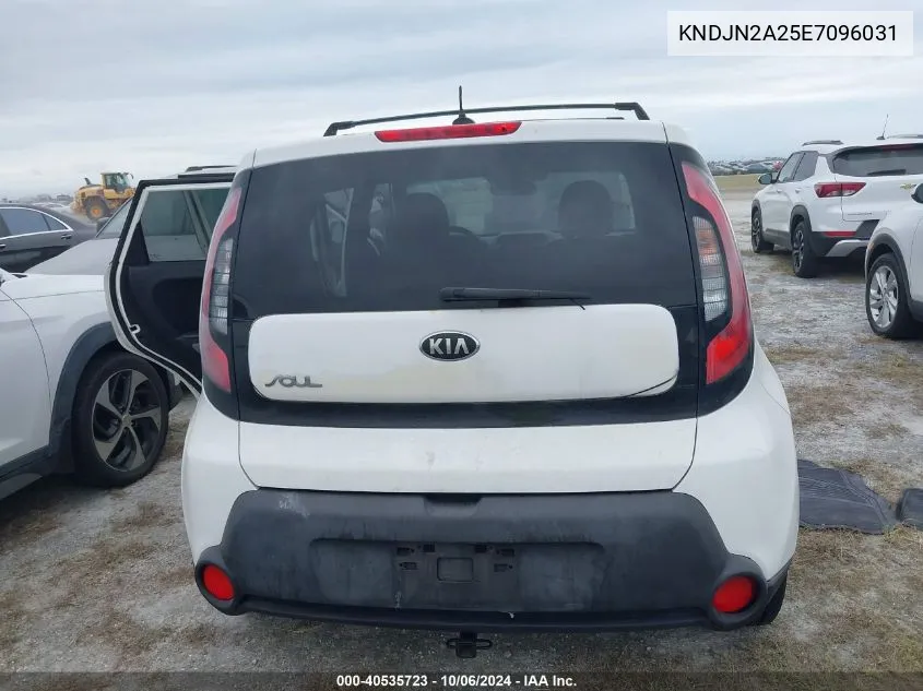 2014 Kia Soul VIN: KNDJN2A25E7096031 Lot: 40535723