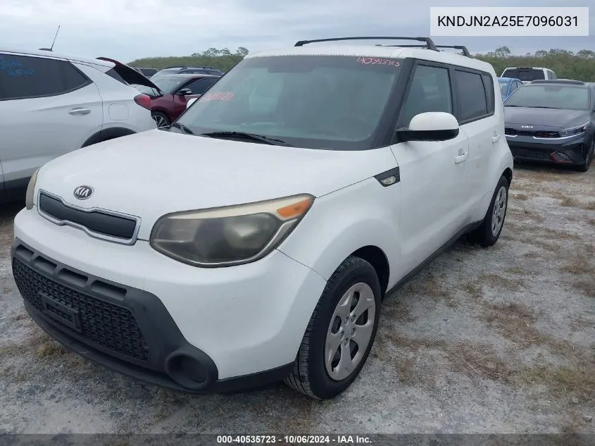 2014 Kia Soul VIN: KNDJN2A25E7096031 Lot: 40535723