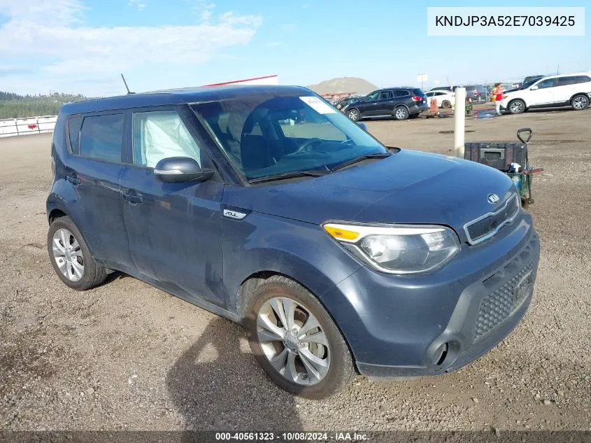 2014 Kia Soul + VIN: KNDJP3A52E7039425 Lot: 40561323