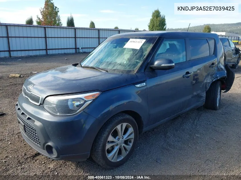 2014 Kia Soul + VIN: KNDJP3A52E7039425 Lot: 40561323